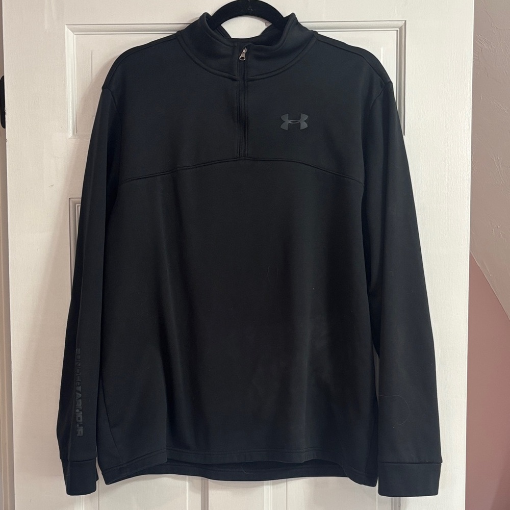 Under Armour Men's Performance Black Quarter Zip